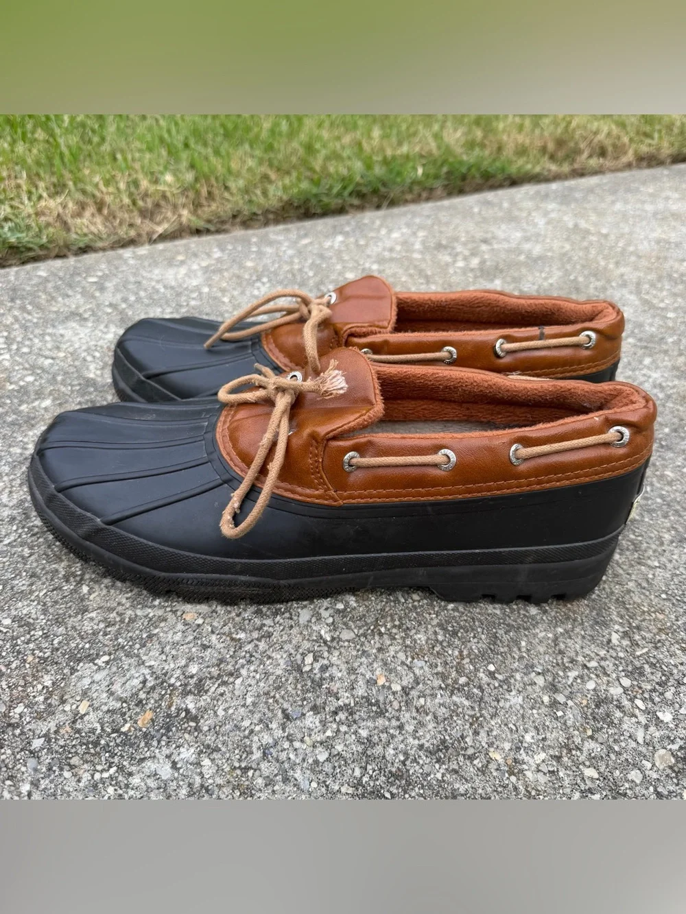Sperry Top-Sider Duckling Dark Brown STS94051 Waterproof Low Top Duck Boots